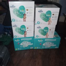 Pampers Diapers Size 4 & 5