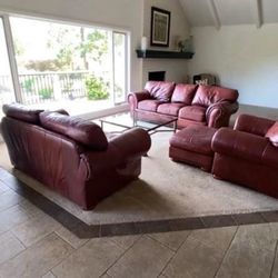 Leather Sofa Loveseat And chair
