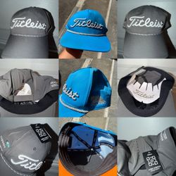 3x Titleist Golf Snapbacks