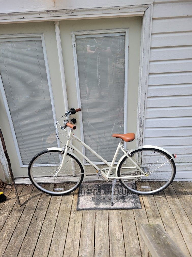 Franklin 3 Speed Brooklyn Bike Large Ivory OBO