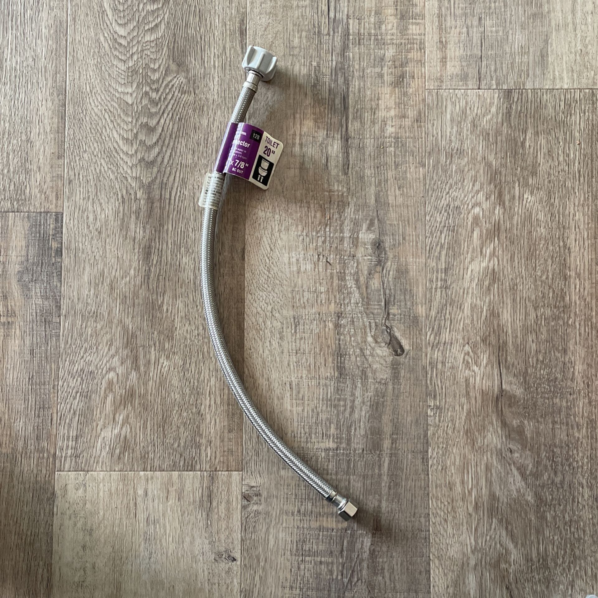 Toilet Connector 20” Stainless Steel 128