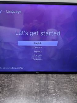 TCL 55” Smart TV (Roku) 