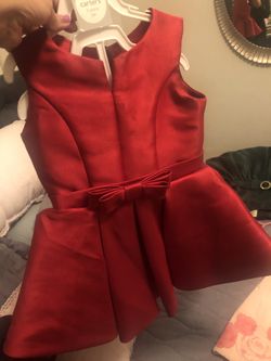 Red toddlers dress size 3T
