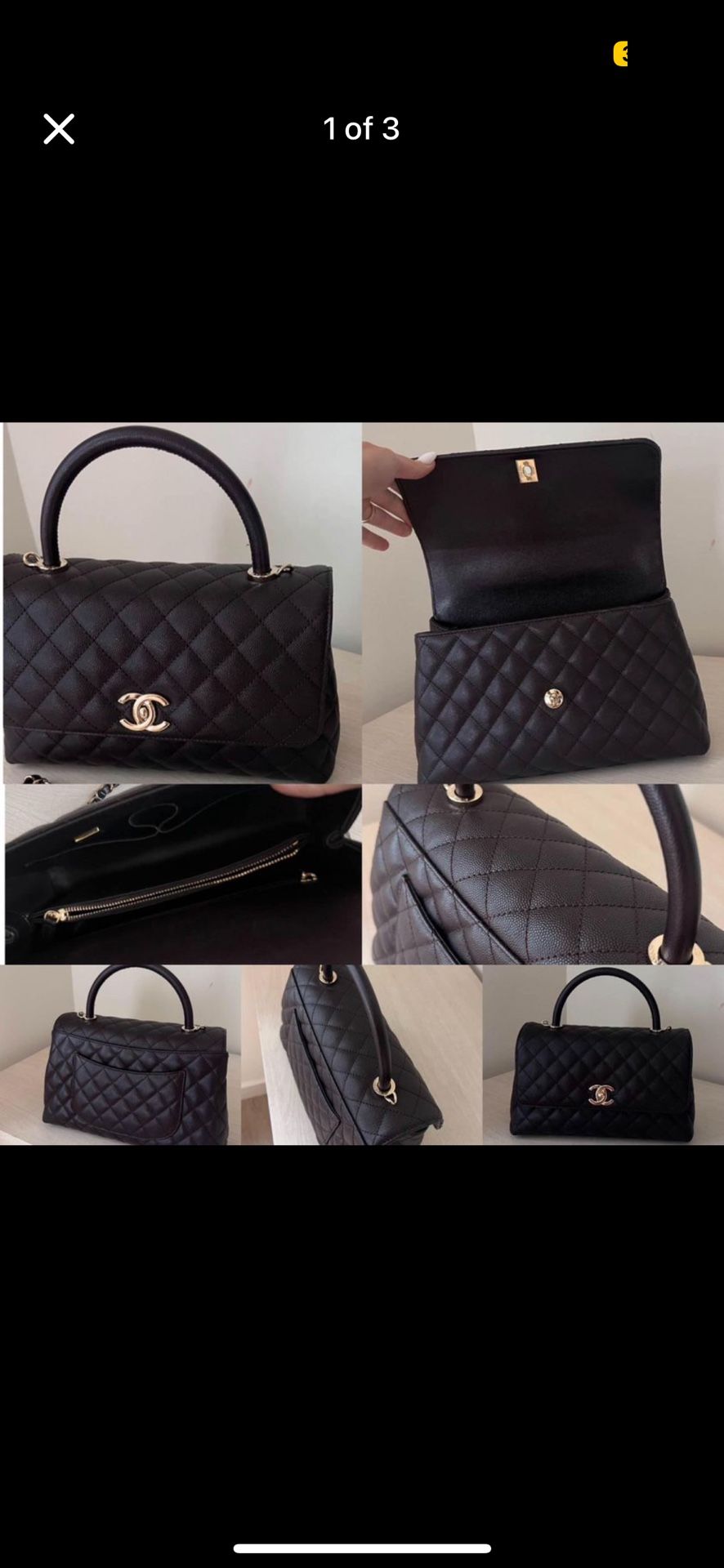 limited edition / seasonal fall Chanel Caviar Quilted Flap Bag