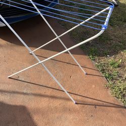 foldable metal clothes drying rack