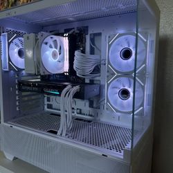 White Gaming Pc Computer Desktop RTX 
