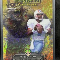🔥 1/1 Warren Moon - Oversized Football Card – Wild Card Monster Hit in MagSafe NFL Rare SSP