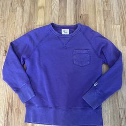 Champion x Todd Snyder Crewneck Sweatshirt Chest Pocket Medium Faded Distressed