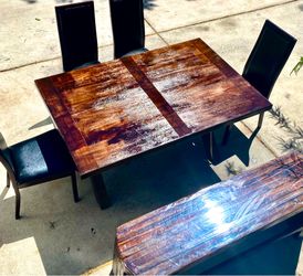 Table with bench