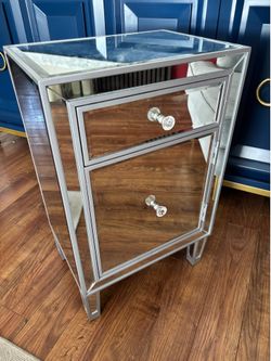mirror night stands 2