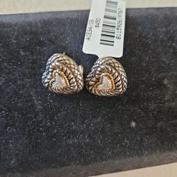 925 18k Diamond Earrings 