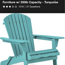 New Best Choice Products Folding Adirondack Chair Outdoor Wooden Accent Furniture Fire Pit Lounge Chairs for Yard, Garden, Patio w/ 350lb Weight Capac
