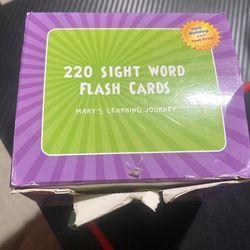 Sigh Word Flash Cards