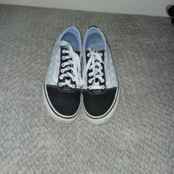Blue Checkered Van's 
