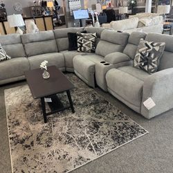 [OM] 🟪 Only $45 initial then take it home 🏡 Brand New Colleyville 6 Piece Reclining Sectional 