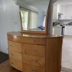 Free  Bedroom Dresser Mirror Tocador Gratis Mueble Espejo Vanity 