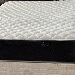 USED QUEEN SIZE MATTRESS WITH BOX SPRINGS DELIVERY AVAILABLE 