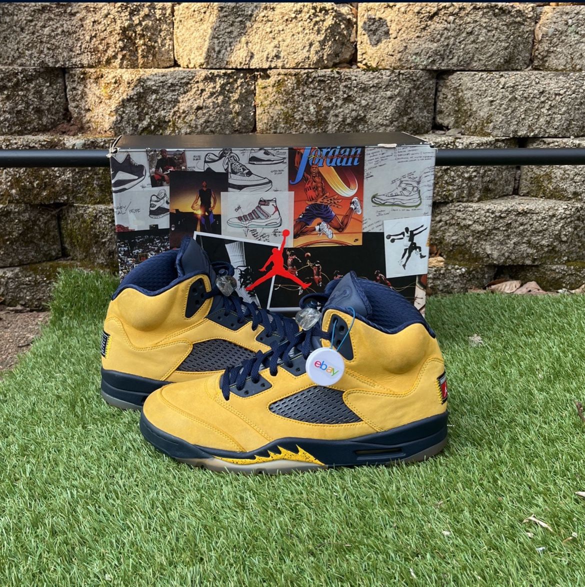 Jordan 5 Michigan Size 11.5 125$ Firm