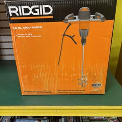 Ridgid 5/8” Single Paddle Mud Mixer (NEW)