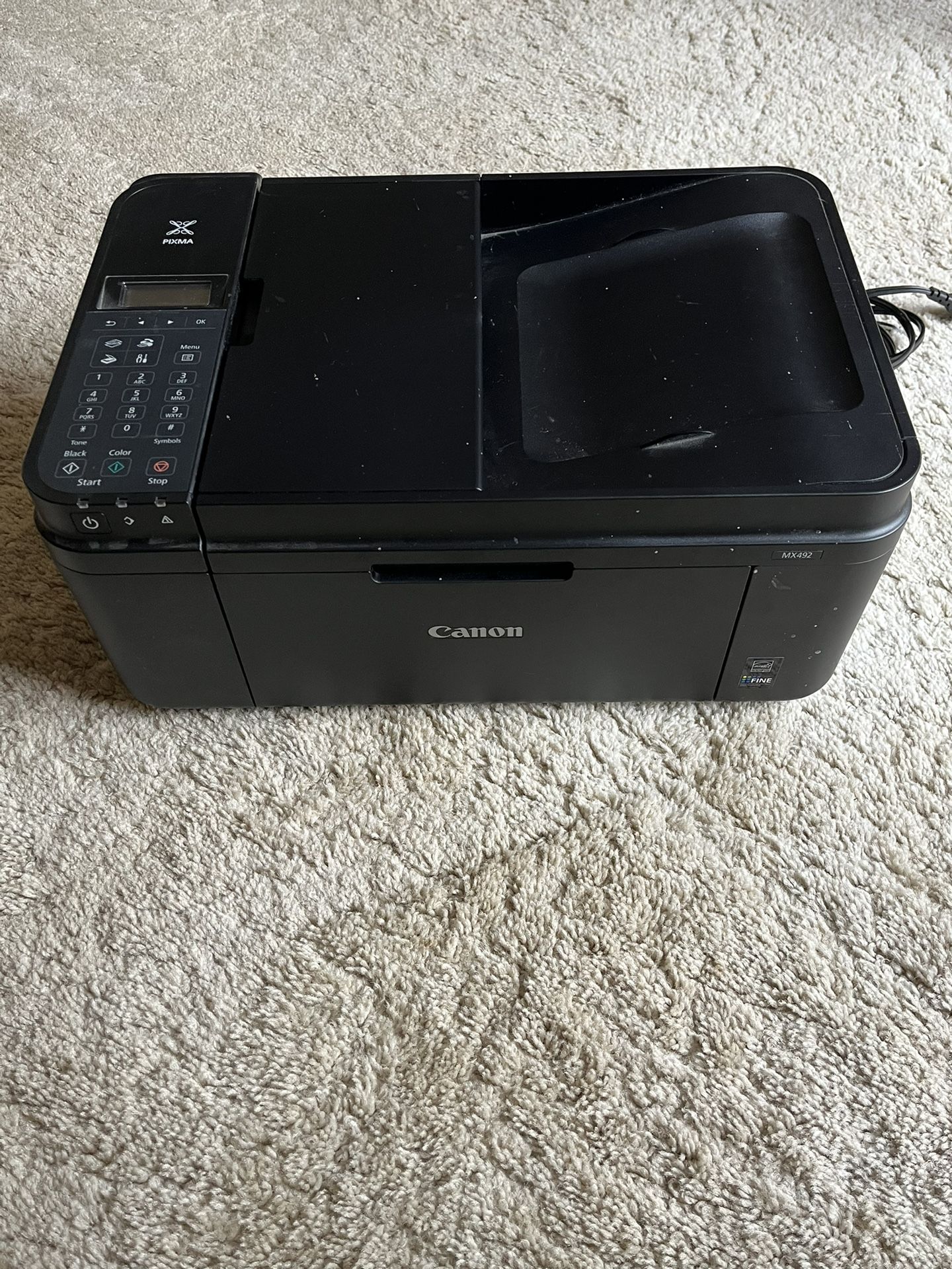 Canon Mx492 Pixma Printer Scanner All In One Copier