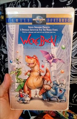 We're back ( clamshell) VHS