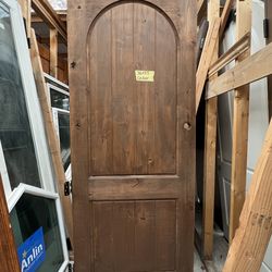 36x95 Cedar Arched Door