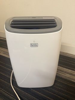 BLACK+DECKER Portable Air Conditioner, 9,000 BTU, BPACT08WT, White 5,300 BTU SACC for Rooms up to 40