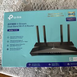 TP-Link - Archer AX20 AX1800 Dual-Band Wi-Fi 6 Router - Black