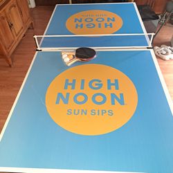 6' POP UP TABLE TENNIS TABLE! 🏓 HIGH NOON!
