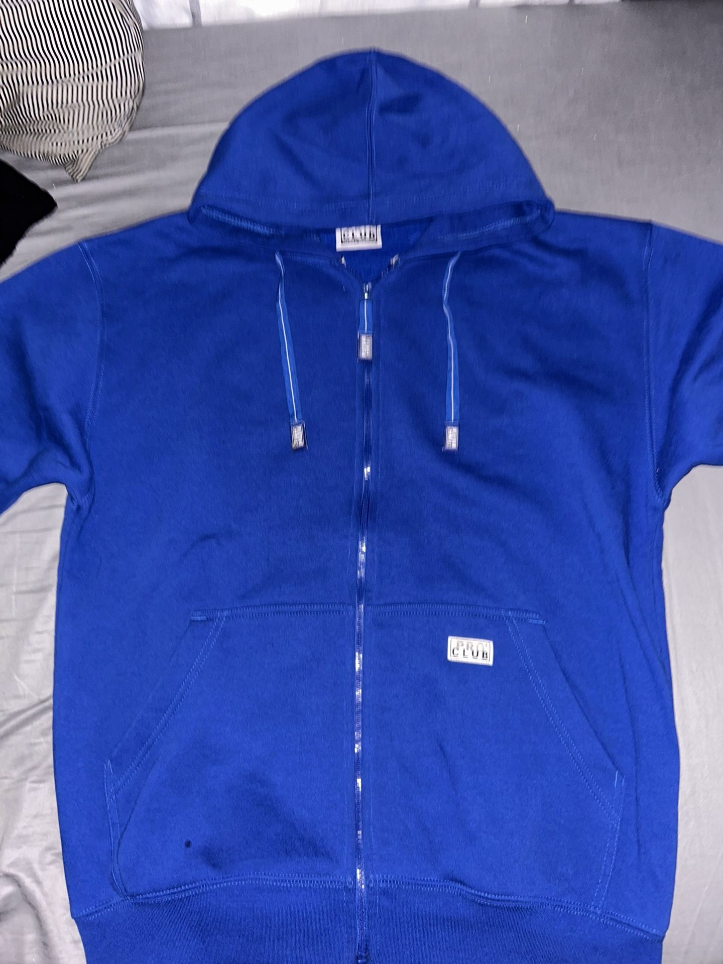 Pro Club Roybal Blue Zip Up