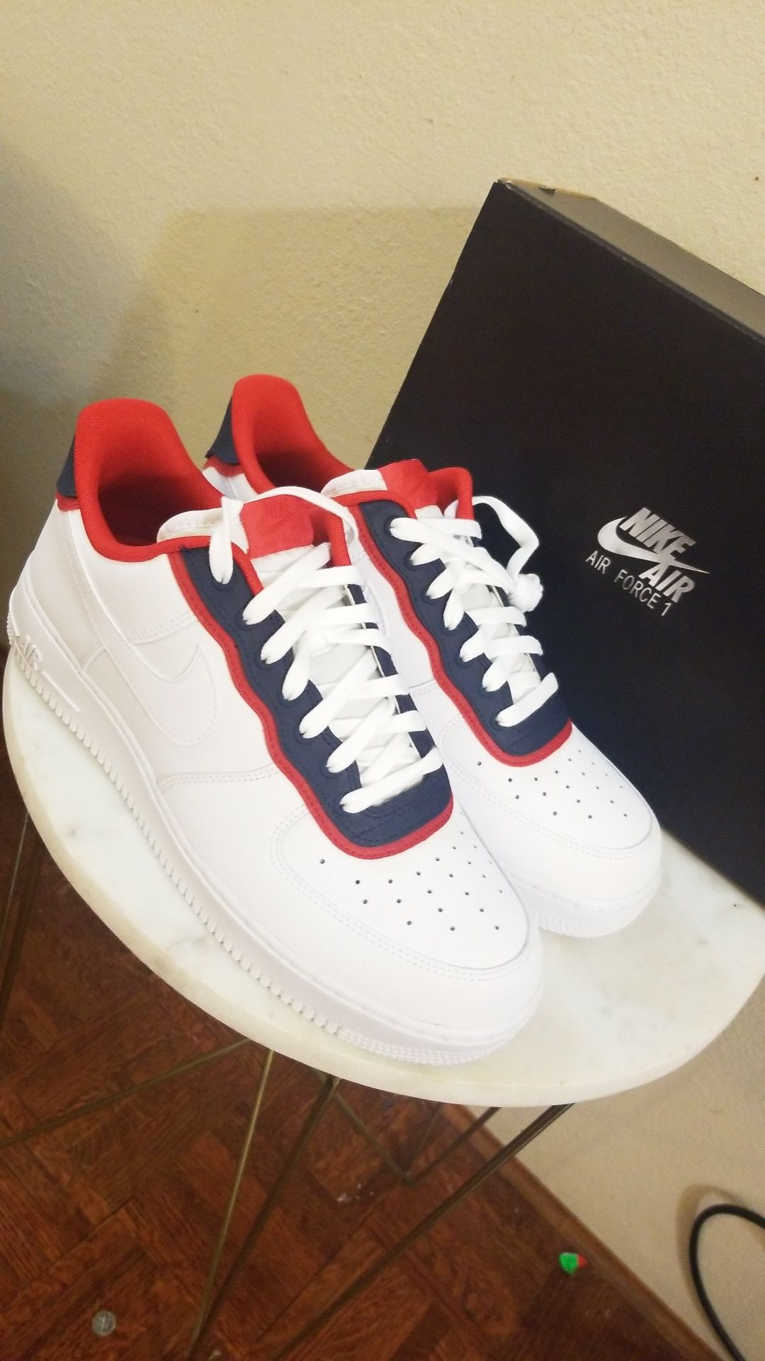 Size 11 - Nike Air Force 1 '07 LV8 Double Layer - Obsidian Red