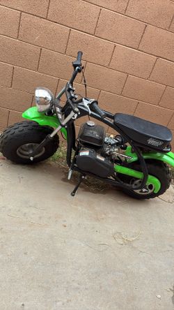 Coleman minibike it’s green