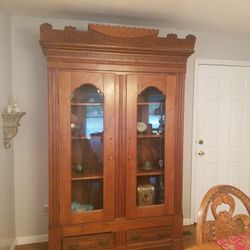 Antique Wardrobe Early To Mid 1800's