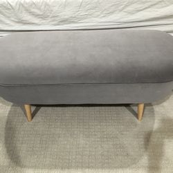 Beautiful Gray Ottoman 