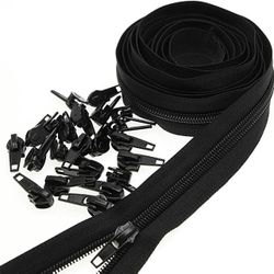 Set - 50 Yards, 1.3-Inch Wide with 50 Metal Sliders for Sewing, Crafting & Art Supplies, Clothes Making & Repair 