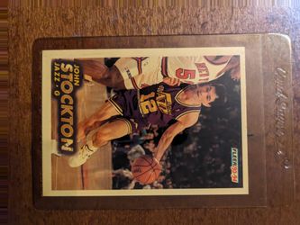 Sports trading cards John Stockton basketball