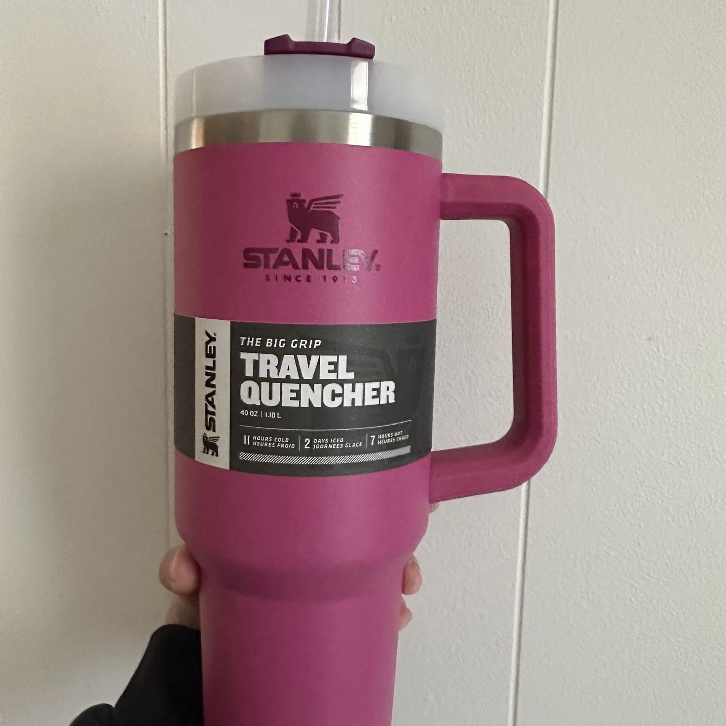 New Stanley Adventure Quencher Travel Tumbler Straw Cup 40oz Azalea Hot  Pink