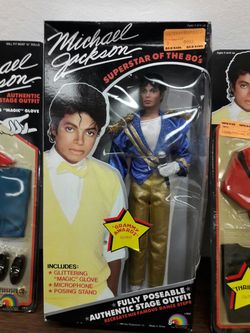 RARE 1984 Michael Jackson Superstar of the 80's Grammy Awards Outfit plus "Beat It & Thriller Oufits"