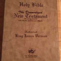 Holy Bible King James Version complete cassettes