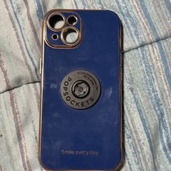 Dark Blue iPhone 15 Case 