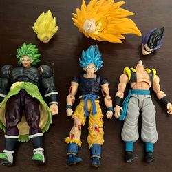 Custom Painted Dragon Ball Evolve Action Figures 