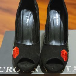  Black Heels, Size 5