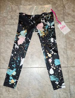 Justice toddler girl tights new 5t