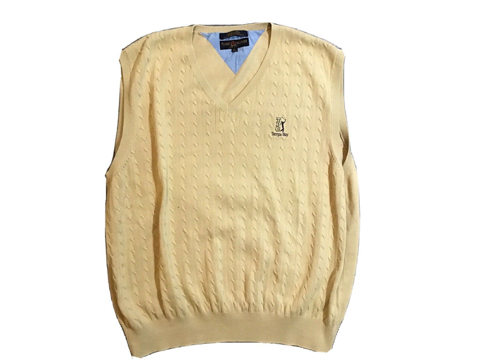 Tommy Hilfiger Men's Golf Vest Sweater Size XL