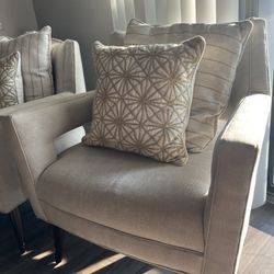 Sheer Accent Chair Set of 2 EEI-2142-SAN in Sand by Modway 