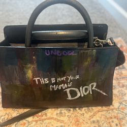 Vintage Couture Zac Posen Hand Painted By An Artist 