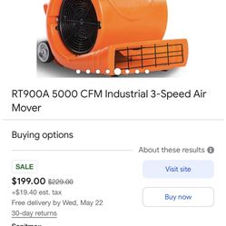 Sun max 3speed Air Mover