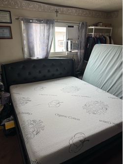 California King Mattress + Bed Frame