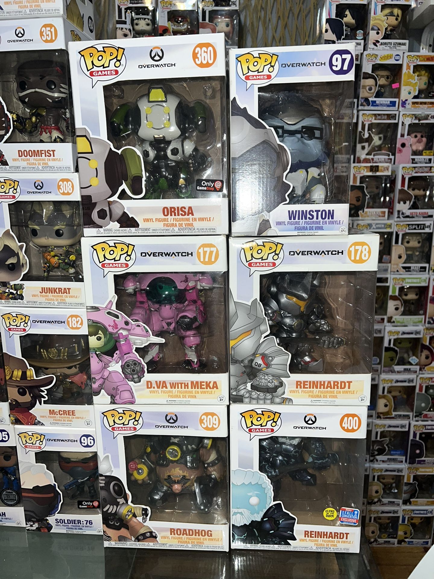 Funko Pop Lot Overwatch #48 Pops