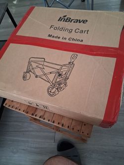 InBrave Collapsible Folding Wagon Cart